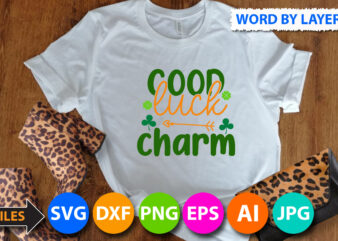 Good luck Charm T Shirt Design