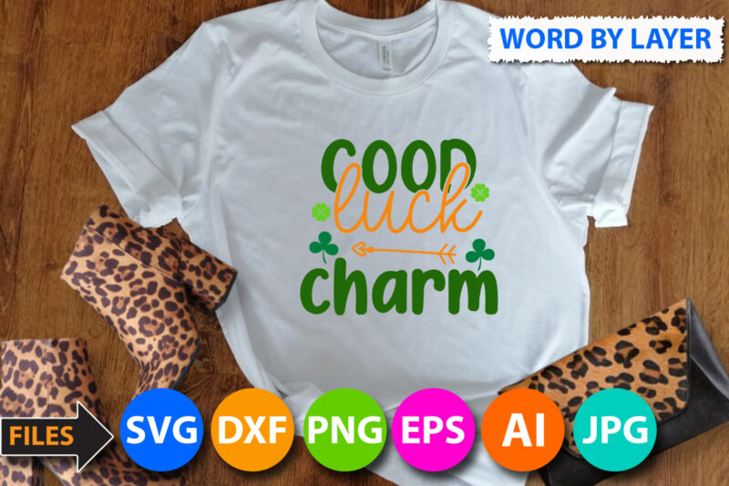 Good luck Charm T Shirt Design