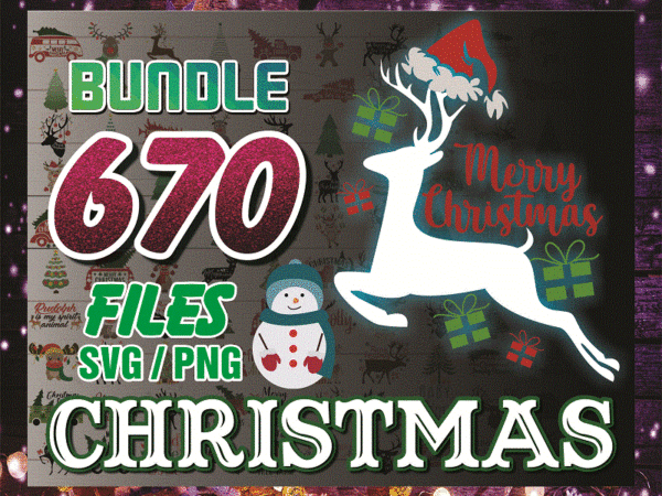 670 christmas bundle svg, merry christmas svg, christmas lights svg, christmas svg, snowman svg, christmas truck svg for cricut silhouette 594389978