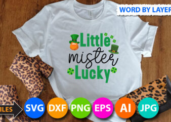 little mister Lucky T Shirt Design