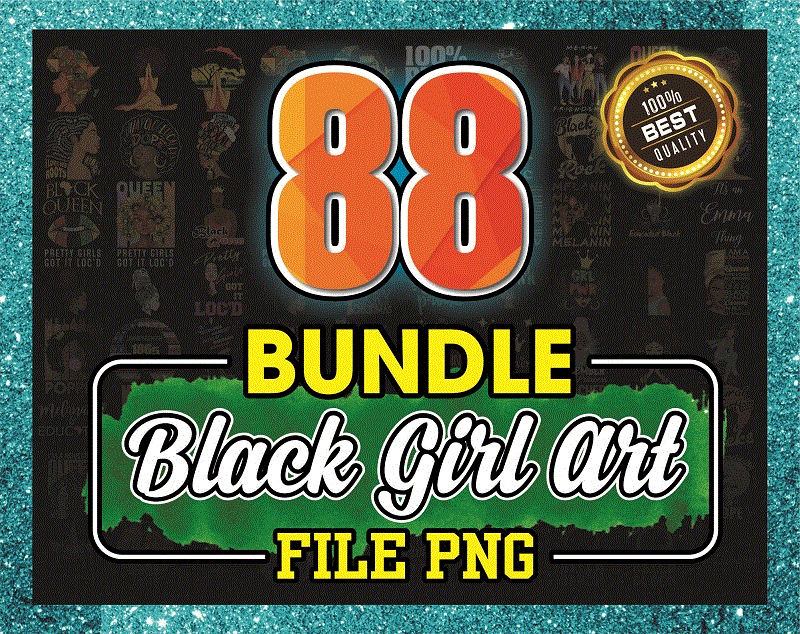 88 Black Girl Art Bundle, Black Women Strong png, Afro women png, Black Queen, Black Girl, Melanin png, Printable Digital, Instant Download 907035626