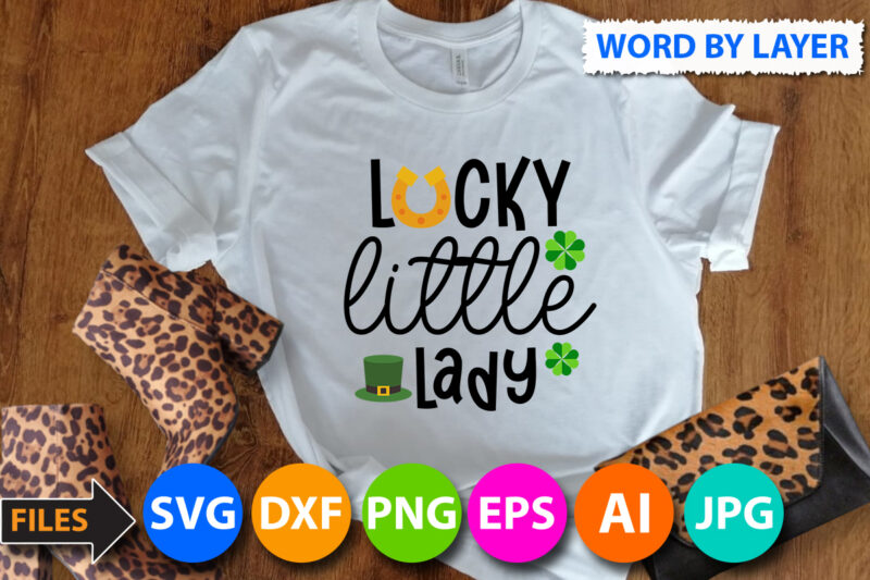 lucky little dude T Shirt Design