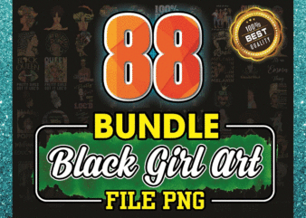 88 Black Girl Art Bundle, Black Women Strong png, Afro women png, Black Queen, Black Girl, Melanin png, Printable Digital, Instant Download 907035626