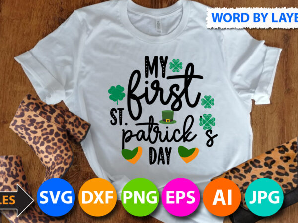 My first st.patrick’s day t shirt design