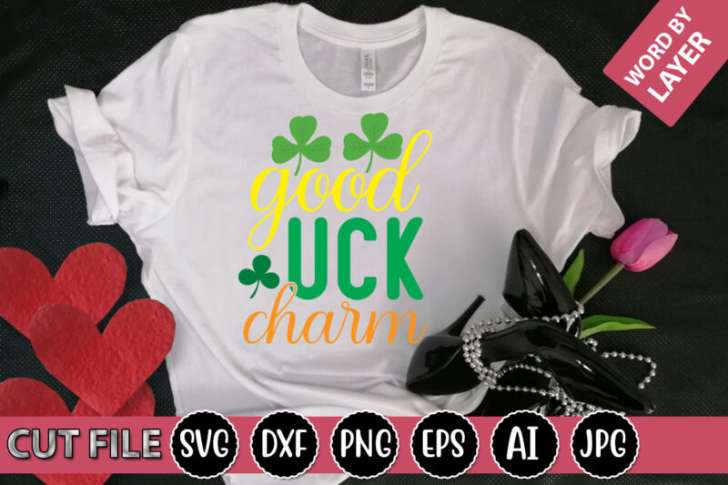 Good Luck Charm SVG Vector for t-shirt