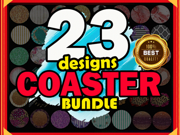 Huge car coaster bundle templates design bundle sunflower cheetah png, clip art design, instant digital download 871558554