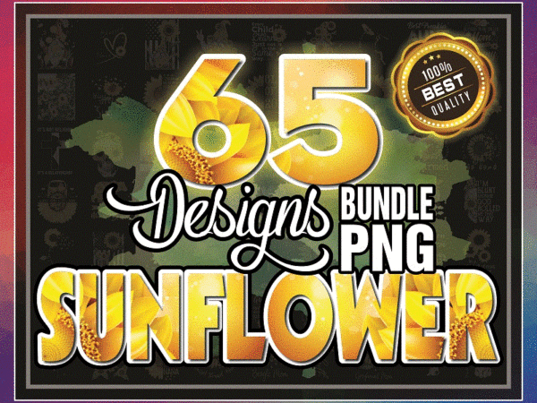 65 designs sunflower png bundle, funny skull sunflower, american flag sunflower png, you are my sunshine png, digital download png bundle 920973767