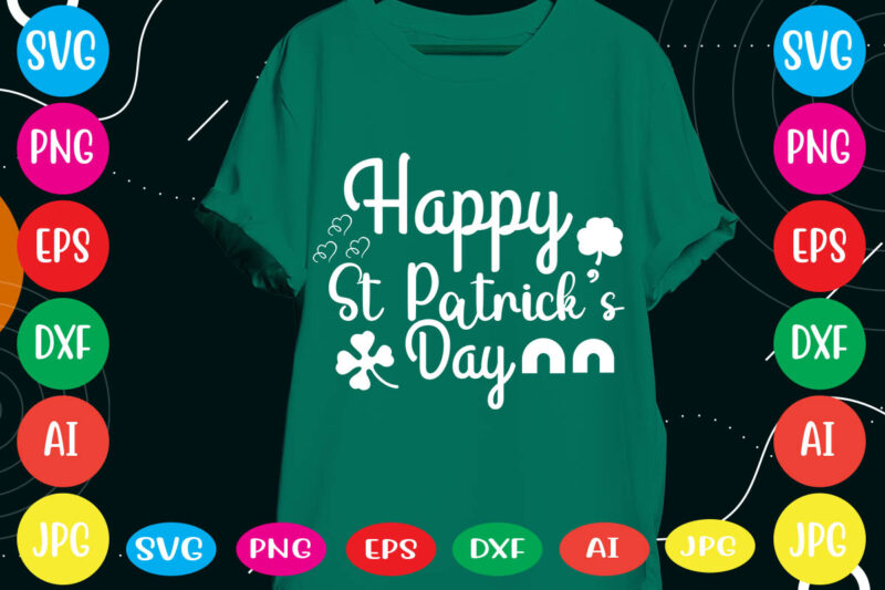 Happy St Patrick’s Day svg vector for t-shirt