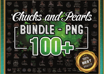 Bundle 100+ Chucks and Pearls PNG, Kamala Harris vice president, Retro Vintage Chucks And Pearls Png, Sneaker Style, Digital Downlad 928739190