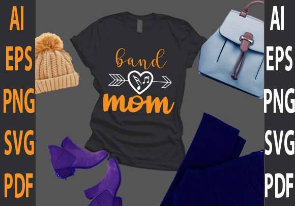 Band mom t shirt template