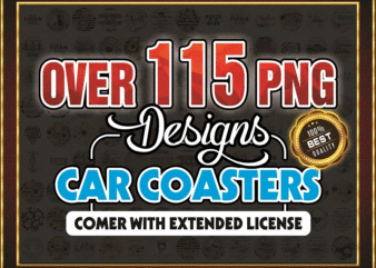 Combo 115+ Car Coaster PNG Bundle, Huge Car Coaster Templates Designs, Sunflower Cheetah PNG, Clip Art Designs, Instant Digital Download 723275105