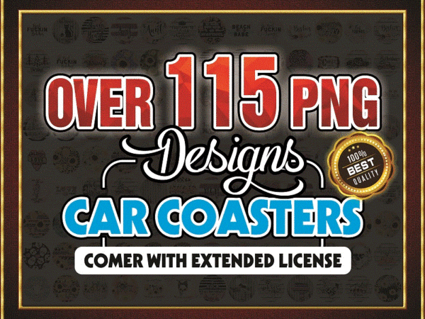 Combo 115+ car coaster png bundle, huge car coaster templates designs, sunflower cheetah png, clip art designs, instant digital download 723275105
