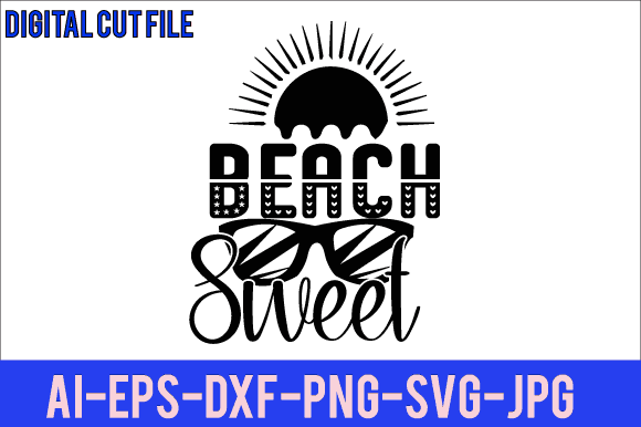 Beach sweet svg design