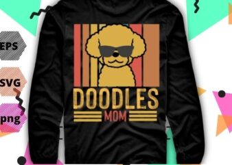 Goldendoodle Labradoodle No Fluffs The Dood Funny Doodle Dog mom T-Shirt design svg, Goldendoodle, Labradoodle, No Fluffs The Dood, Funny, Doodle Dog mom, T-Shirt design png