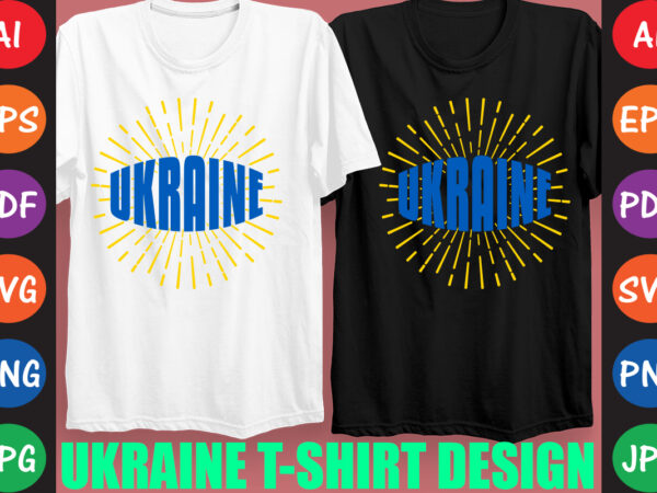 Ukraine t-shirt and svg design