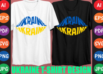 Ukraine T-shirt And SVG Design