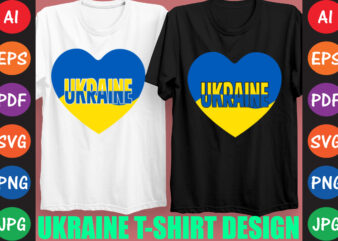 Ukraine T-shirt And SVG Design