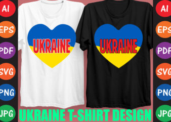 Ukraine T-shirt And SVG Design