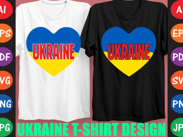 Ukraine t-shirt and svg design