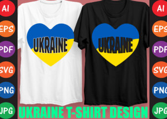 Ukraine T-shirt And SVG Design