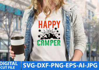 Happy Camper T Shirt Design