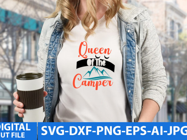 Queen of camper t shirt design