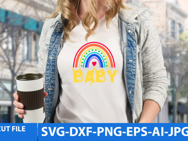 Baby svg design,baby t shirt design ,rainbow svg design,rainbow t shirt design