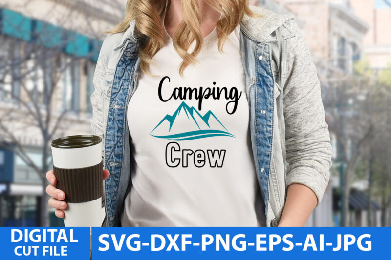 Camping Crew Svg Design