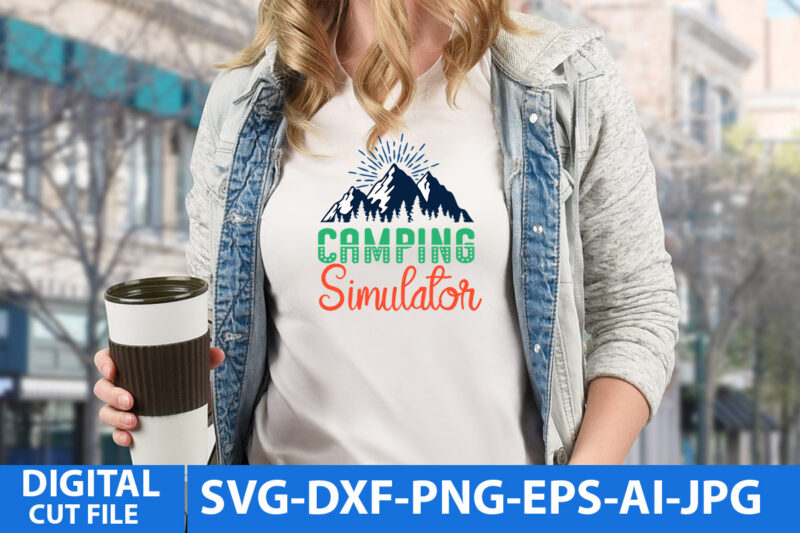 Camping Simulator T Shirt Design