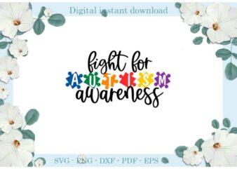 Autism Day Gifts, Light For Autism Awareness Diy Crafts Svg Files For Cricut, Silhouette Sublimation Files, Cameo Htv Print t shirt vector