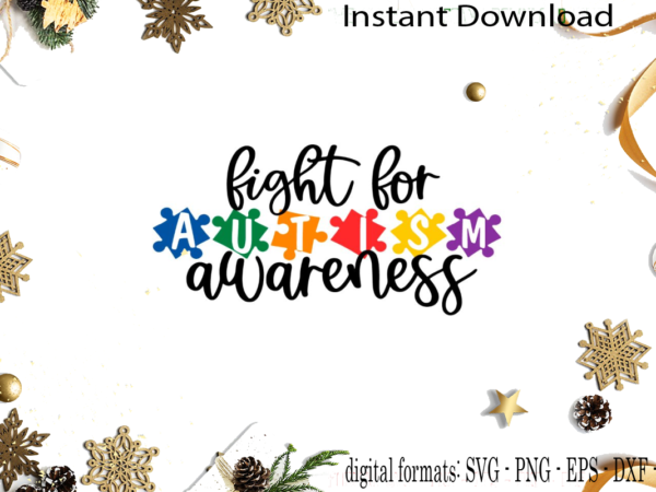 Autism awareness gift idea svg sublimation files t shirt vector