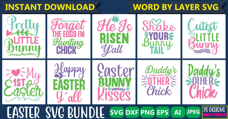 Easter Svg Bundle