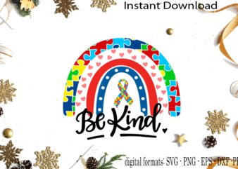 Autism Awareness Gift Idea SVG Sublimation Files