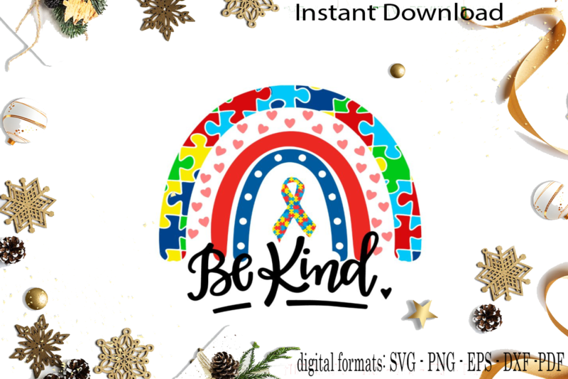 Autism Awareness Gift Idea SVG Sublimation Files