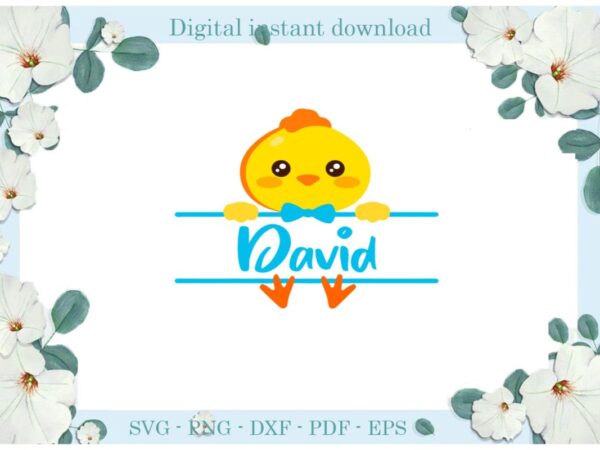 Easter day gifts david chick adorable diy crafts chick svg files for cricut, easter sunday silhouette easter basket sublimation files, cameo htv print vector clipart