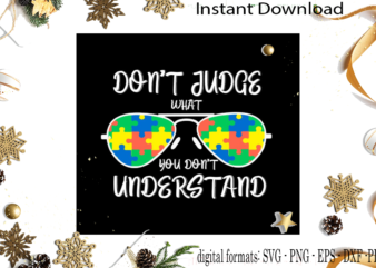 Autism Awareness Gift Idea SVG Sublimation Files