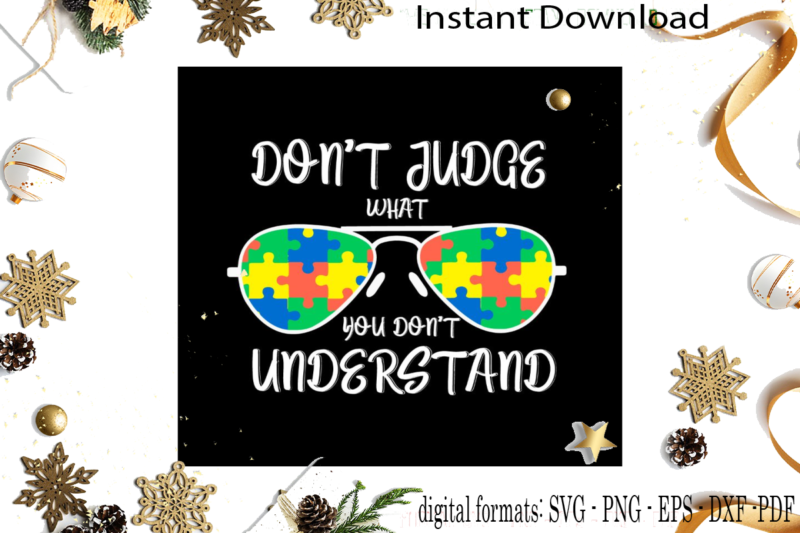 Autism Awareness Gift Idea SVG Sublimation Files