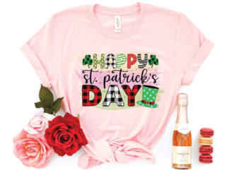 happy st.patick’s day sublimation graphic t shirt