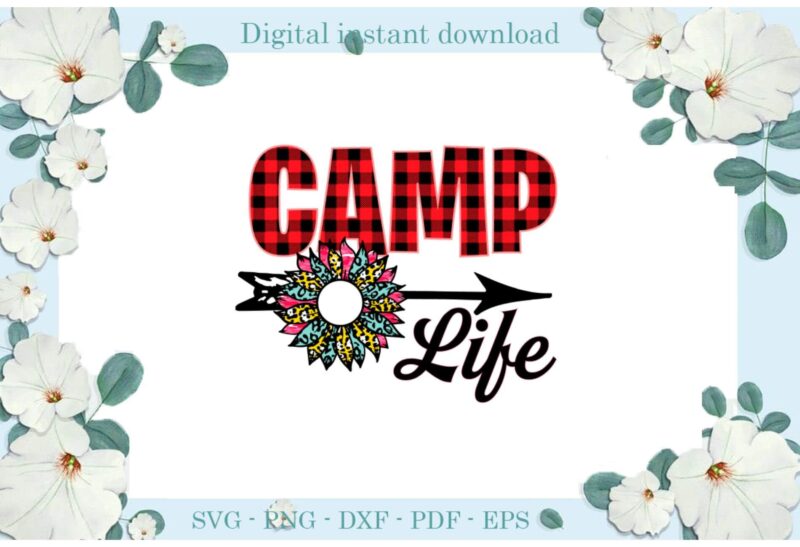 Trending gifts, Camp Life Vector flowerDiy Crafts Teacher Life Svg Files For Cricut, Sunflower seeds Silhouette Sublimation Files, Cameo Htv Prints
