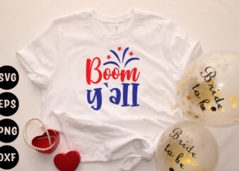 boom y`all t shirt template