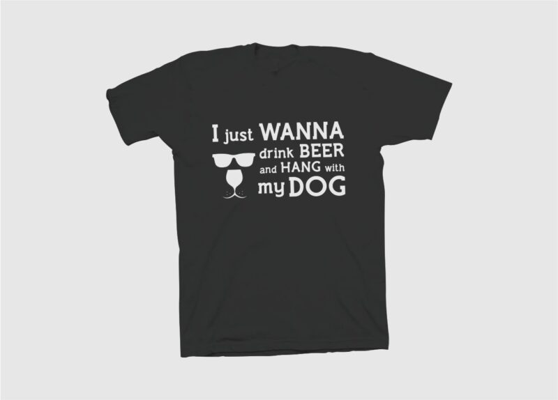 18 Dog Lover vector design EPS, PNG, funny, quote, dog and me design for sale