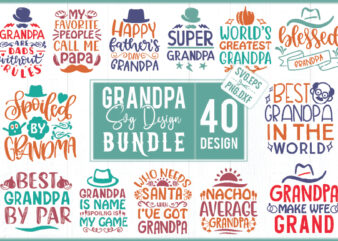 Grandpa SVG Design Bundle