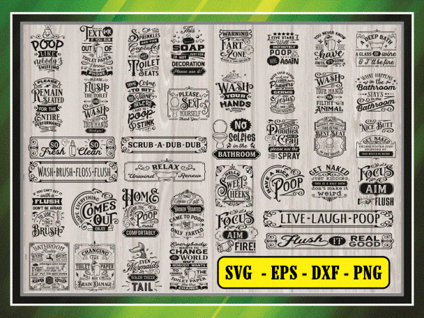 40 designs funny bathroom svg bundle, cut file cricut, funny bathroom signs, bathroom quotes svg, bathroom svg designs, bathroom wall decor 839702139 40 designs funny bathroom svg bundle, cut file cricut, funny bathroom signs, bathroom quotes svg, bathroom svg designs, bathroom wall decor 839702139
