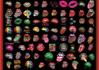 75 Rolling Stone Tongue and Lips PNG Bundle, Leopard tongue PNG, Rolling Stone, Funny Designs Png, Merry Christmas png, Digital download 905632512