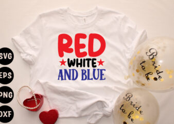 red white and blue t shirt design online