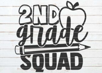2nd Grade Bundle Designs, 2nd Grade Squad, New Mermaid in 2nd Grade, Second Grade Shirt Print Cut Files, Commercial Use, Instant Download 813852204