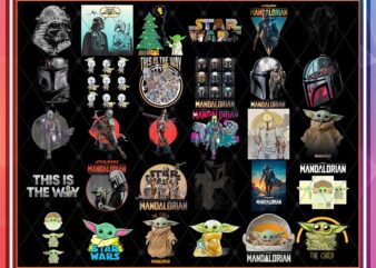 46 Designs Star Wars Bundle Png, Baby Yoda Png, Mandalorian Png, Boba Fett, Baby Yoda Christmas Png,Star Wars Digital Paper,Digital Download 906354128