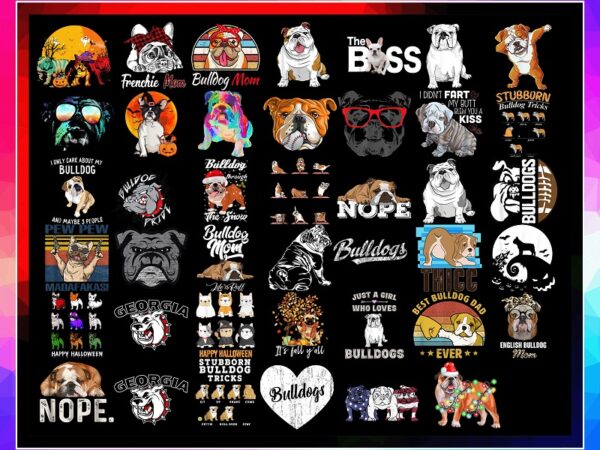 40 bulldog png bundle, bulldog mom, frenchie mom, the boss png, funny dogs, cute dogs, bulldog meme, bulldogs lovers, digital download 876521028