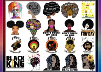 Combo 35 African American png, Afro Girl png, Melanin Poppin png, Donot Touch My Hair, Black Strong Girl png, Digital Design,, Woman PNG 892913786
