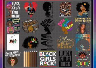 Bundle 29 Black Girl Png, Educated Black Queen Png, Black Girls Rock, Melanin Poppin, Strong Black Women, Girl Power Png, Digital Download 892915462 t shirt template
